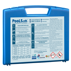 PoolSan kit piscine 5-20 m3 en mallette verso