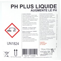 pH plus liquideen bidon de 5 litres Age de l'eau by Gaches Chimie "utilisation"