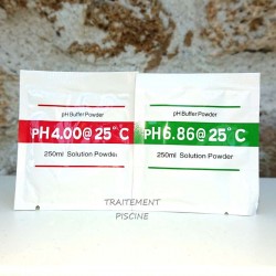 Calibrage sonde pH 2 sachets pour 2x250 ml recto