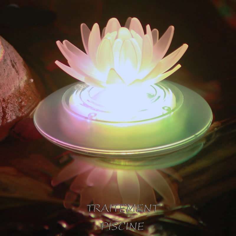 BESTA - Piscine Lampe flottante Solaire Lotus lumières LED étanche Flower  Garden Lanterne Solaire Lampe Lotus Flower Lotus flottant solaire extérieur  Lanterne Jardin Rouge - Eclairage solaire - Rue du Commerce