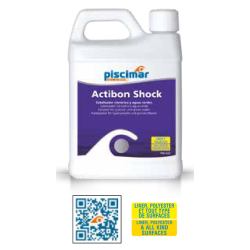 Algicide eau verte 5 heures ACTIBON SHOCK PM-420. Scannez le QR code.